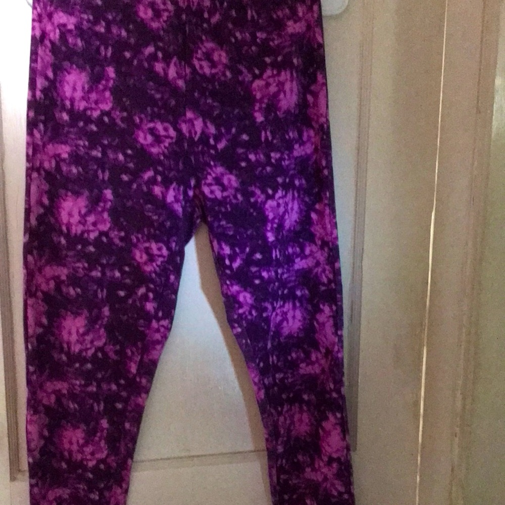 Woman’s Within purple tie_ dyed pants.Size 12 Petite.